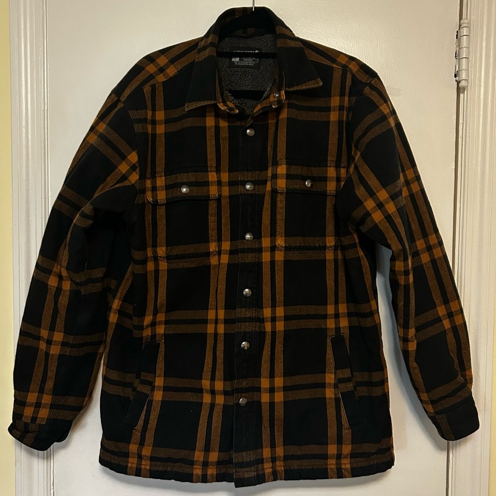 Carhartt Relaxed Fit Flannel Sherpa-Lined Shirt Jac